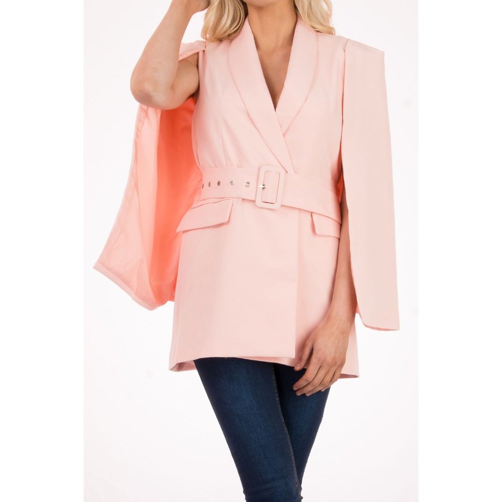 RolyPoly Cape Blazer Open Sleeves Jacket